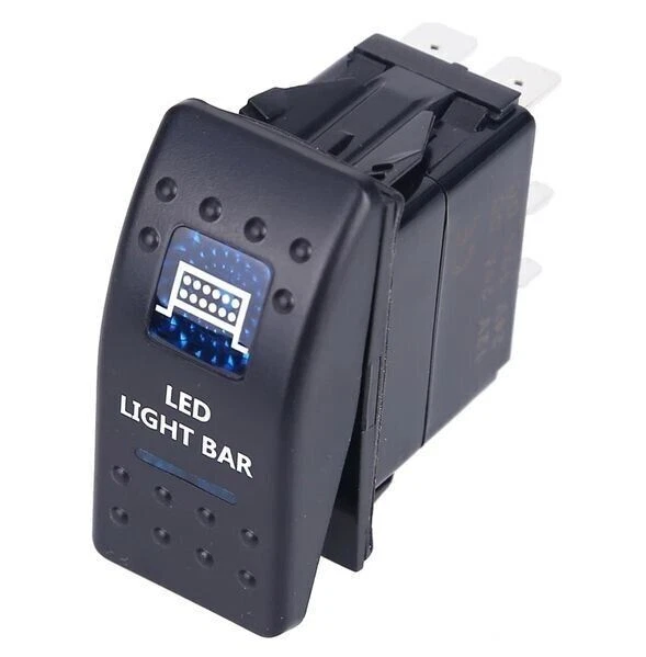 Lot De 2 Interrupteurs à Bascule étanches IP65 - Pour Feux Arrière Et Barre LED, 12/24V, Voiture, VTT, Bateau