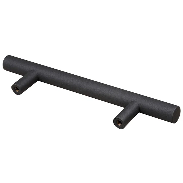 12" Matte Black Sliding Barn Door Pull Flush Handle Gate Hardware Set Cast Iron 8