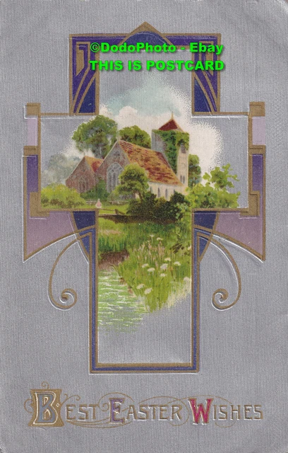 R409207 Best Easter Wishes. House. Wildt and Kray. Series. 1736