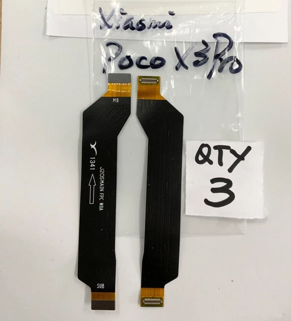 Nappe De Téléphone Nappe Connecteur Boutons Power/volume Pour Xiaomi Poco X3 Pro - Câble Flex Orange, Générique Pièce Réparation Téléphone Xiaomi - Foto 2