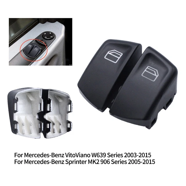 Interrupteur Fermoir De Capot Pour Mercedes Classe A B CLA GLA Vito - Noir - Ref OEM A2468700558 - 3