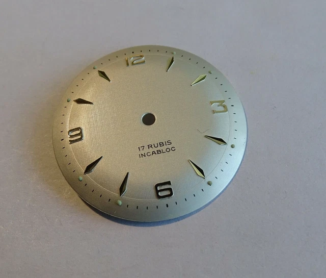 Cadran Bombe Pour Montre Automatique Avec Guichet - Pièce Horlogerie METAL DECOR - Neuf