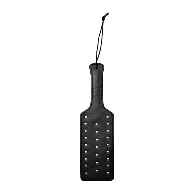 Leather Spanking BDSM Paddle Slapper Steel Studded Heavy Weight