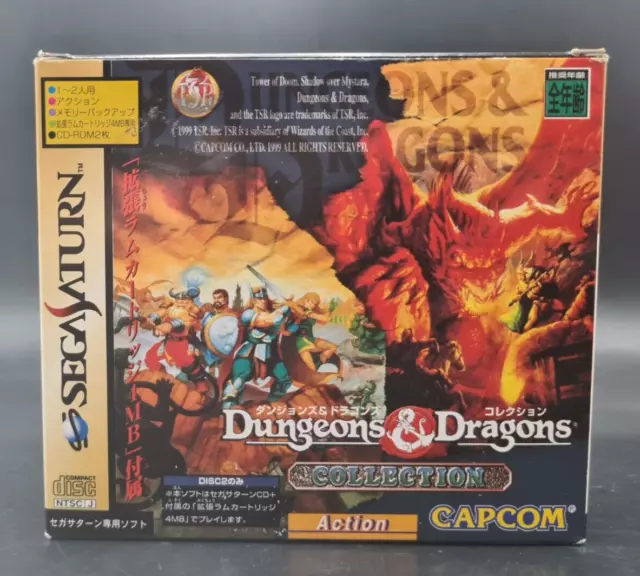 Dungeons & Dragons Collection Ram Pack 4MB - SEGA Saturn Capcom NTSC-J JAP JAPAN
