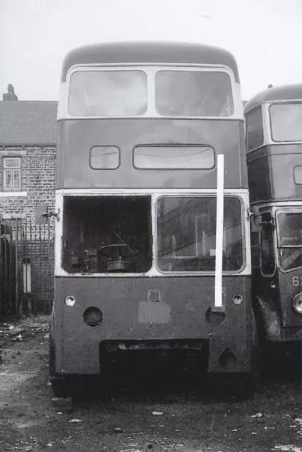 078g 6x4" Trolleybus Photo - Bradford Corporation.  Fleet no. & reg.  not known.