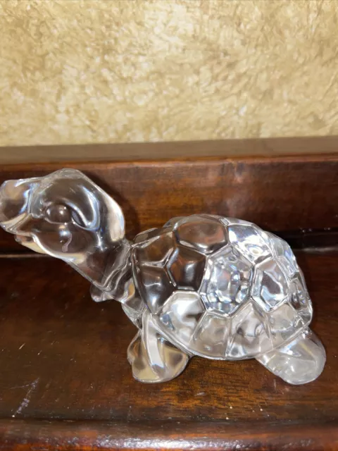 Bohemia 24% Czech Republic Lead Crystal Turtle/Tortoise Figurine