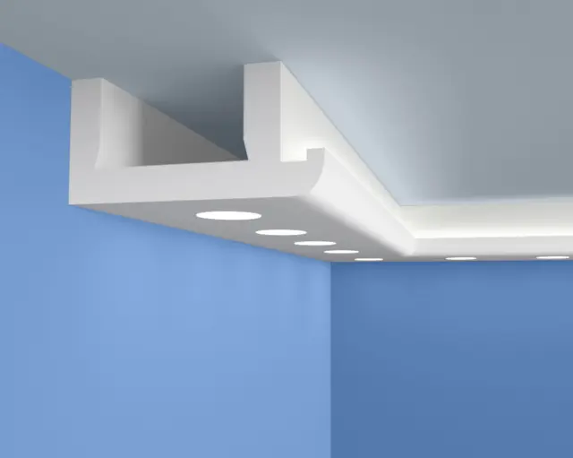 (2 metros) - Luz LED Construcción Perfil Spot para Iluminación Indirecta