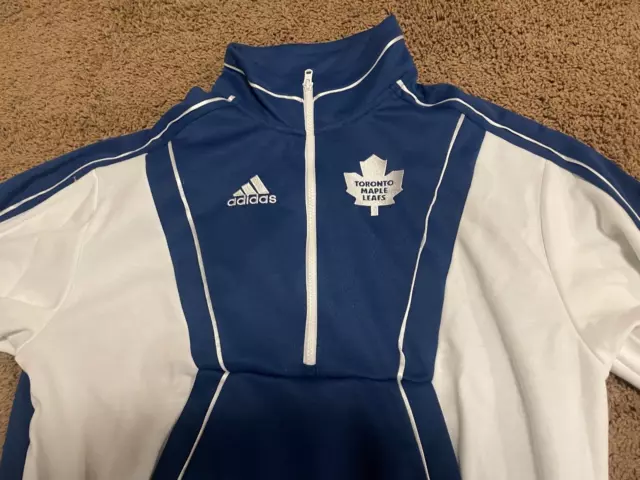 [M96799] Mens Adidas CCM F/Z Full Zip Jacket - Toronto Maple Leafs