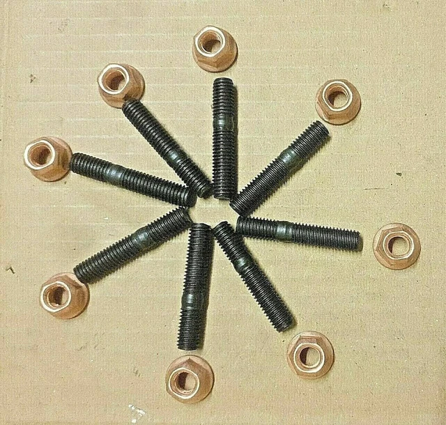 10x FEBI BILSTEIN Abgaskrümmer Stehbolzen Mit Muttern – M8x1,25, 39mm, Hochtemperaturfest 10x FEBI BILSTEIN Abgaskrümmer Stehbolzen Mit Muttern – M8x1,25, 39mm, Hochtemperaturfest