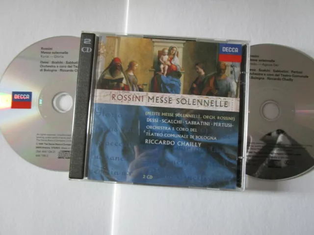 Messe Solenelle Petite Messe Solennelle, Orch. Rossini Dessì, Scalchi 2 CD Album