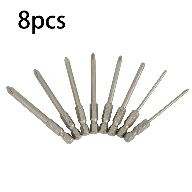 T6-T40 Tournevis Torx 12 pièces 100 mm de long Jeu de bits magnétiques