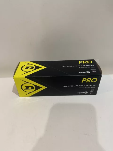 Dunlop Pro Racketball Squash 57 Ball - 3 Ball Box