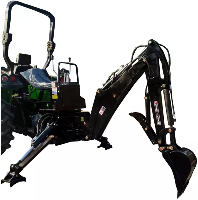 3 POINT HITCH PTO Drive BH6600HT Hydraulic Backhoe Excavator Attachment ...
