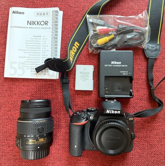NIKON D5500 18-55 VR II Lens Kit Digital SLR $744.83