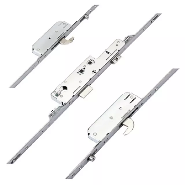 Avocet Upvc Door Lock Multipoint Mechanism 2 Hook & 2 Roller 35mm Backset