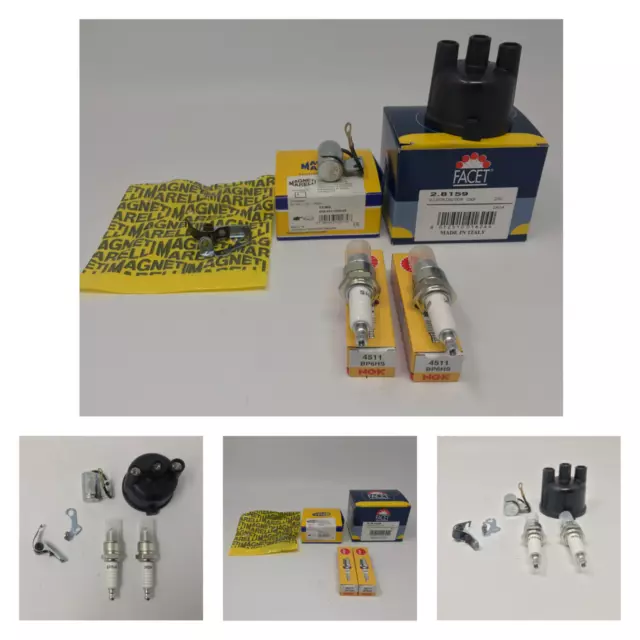 Kit Accensione per Spinterogeno Calotta Candele Punte Condensatore Fiat 500 F L