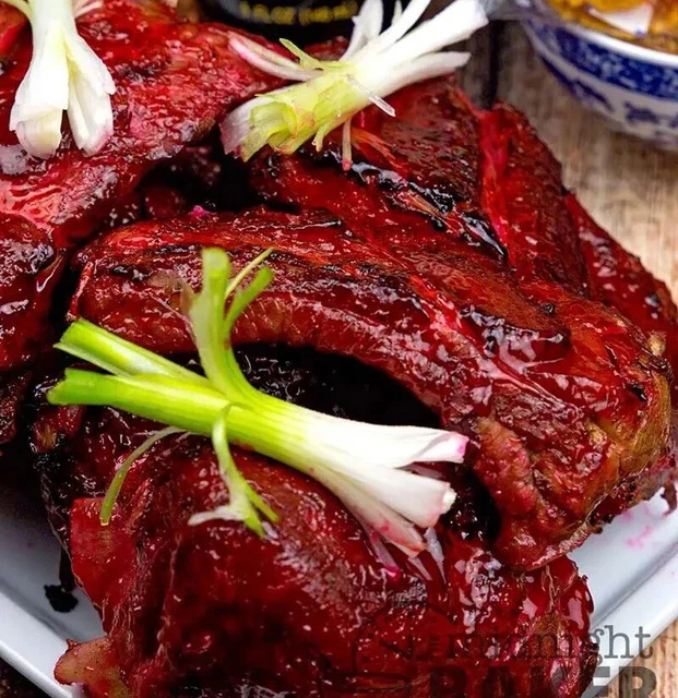 Sfregamento Marinata Barbecue Cinese, Per Maiale Rosso & Costolette Barbecue Cinese