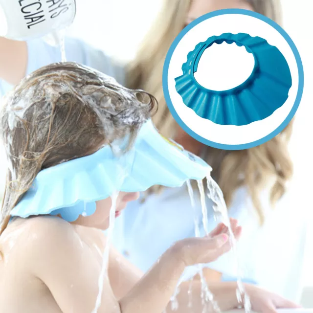 Baby Safe Protection EVA Wash Hair Shield Bathing Kid Shampoo Cap Shower Hat