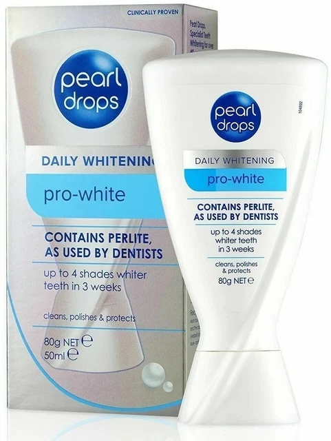 PEARL DROPS DAILY WHITENING PRO-WHITE TOOTHPASTE 50ml £7.99 - PicClick UK