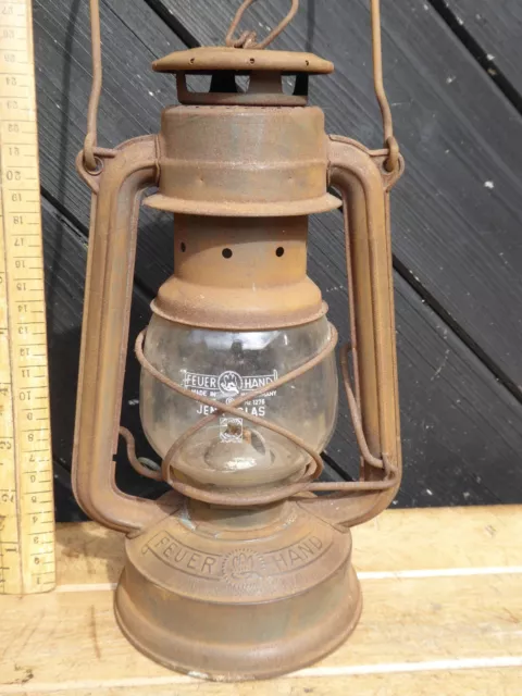 Feuer-Hand 275 Baby Storm Lamp. West German made. Feuer-Hand Baby 275 Lamp   (K