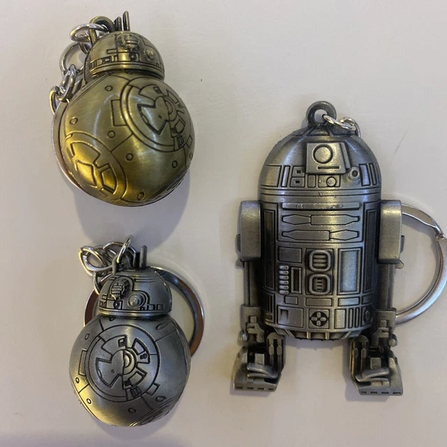 Star Wars Droid Keyring R2-D2 Skywalker BB-8 Poe Dameron key ring key chain gift