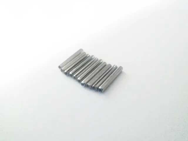 10X  Slotted Spring Roll Pin  1/16 x 7/16  Zinc Coated High Carbon Steel