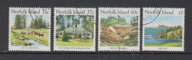 Norfolk Island 1987 SCENES Cancelled to order Part 3 set 4 stamps.