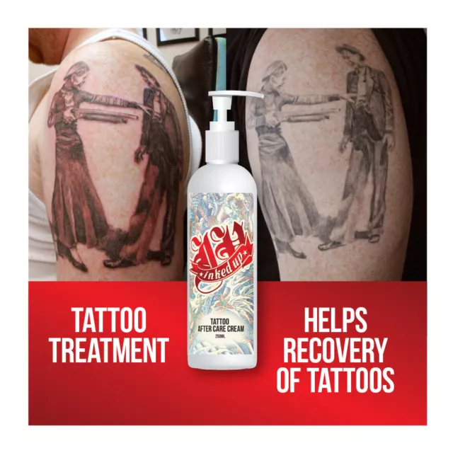 Inked Up Tattoo After Care Cream – Tattoo Treatment New Tatts Natural