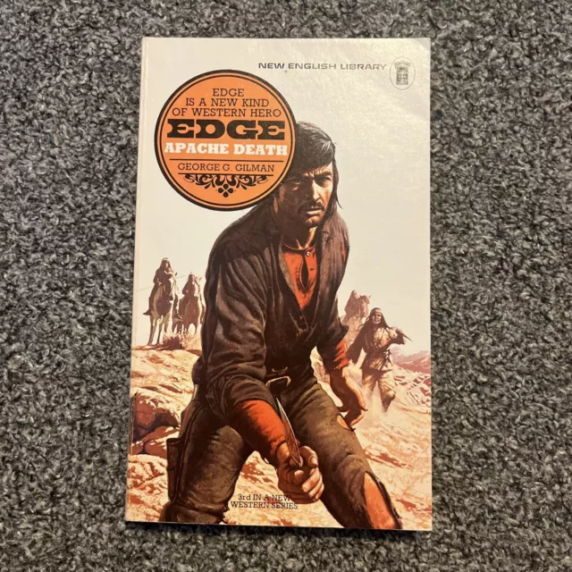 EDGE: APACHE DEATH by GEORGE G. GILMAN (1975) WESTERN PAPERBACK