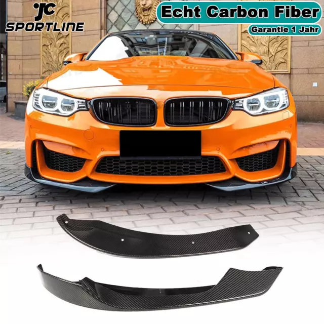 Carbon Front Flaps Lippe Spoiler Ecken small für BMW M3 F80 M4 F82 F83 –  STW-Solutions