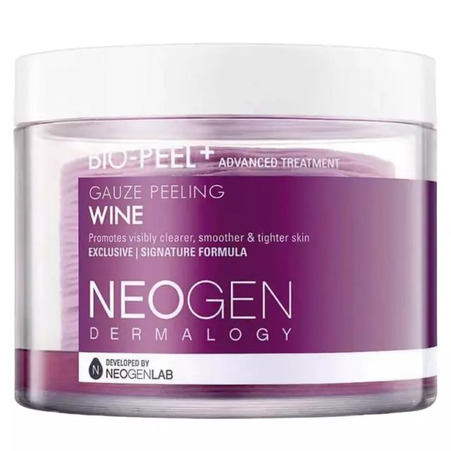 Neogen Peeling Almohads con Vino Bio-Peel Gasa Peeling Vino, 30 unidades