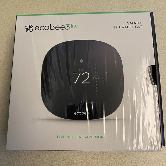 ECOBEE 3 Lite Smart Thermostat EB-STATE3LT-02 Black OPEN BOX ECOBEE 3 Lite Smart Thermostat EB-STATE3LT-02 Black OPEN BOX