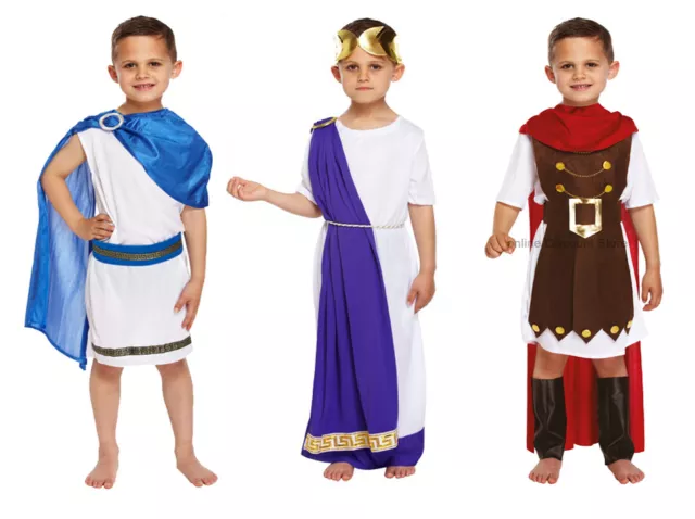 JULIUS CAESAR ROMAN Emperor Child Costume Toga Boys Youth Kids Children ...
