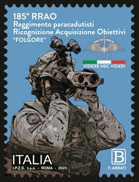 ITALIE 2025 185° Rrao Paracadutistes Folgore Timbre Neuf Poste ...