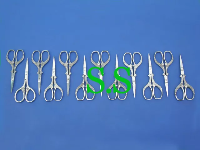 36 Embroidery Scissors 3.5" High Polish Sewing Craft Fs-001 P