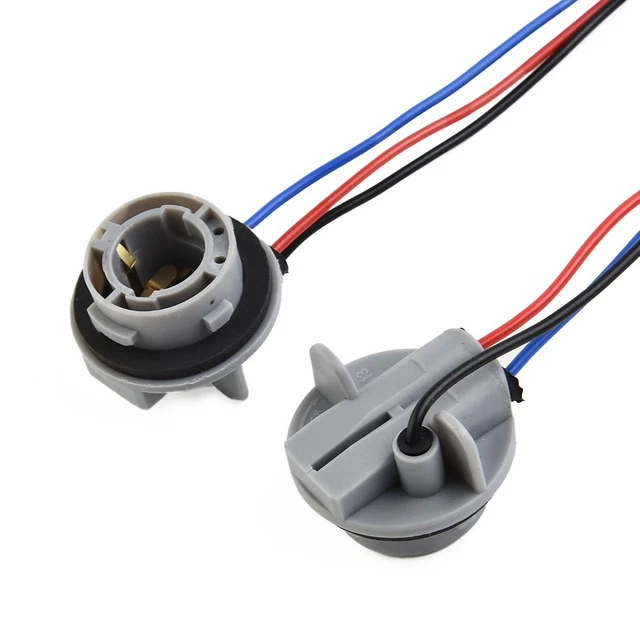6 Douilles LED 1157 Sourcing Map | Connecteurs Ampoule Voiture Feux Jour Câblage Pré-câblé