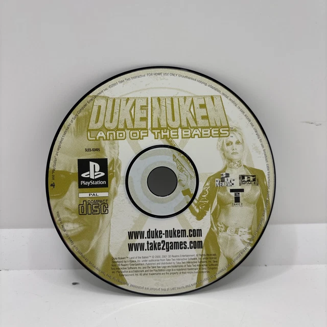 Jeu Duke Nukem: Land Of The Babes PS1/PS2 - Complet - Boîtier Cassé - Testé Fonctionnel