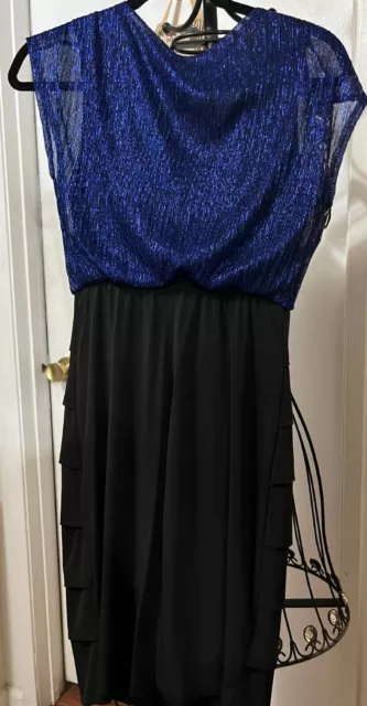 ENFOCUS Studio/ blue and black Dress Size 6