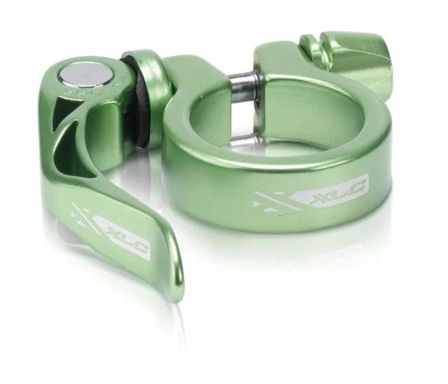 XLC Seatpost clamp ring PC-L04 Ø 31.6mm limegreen with quick release