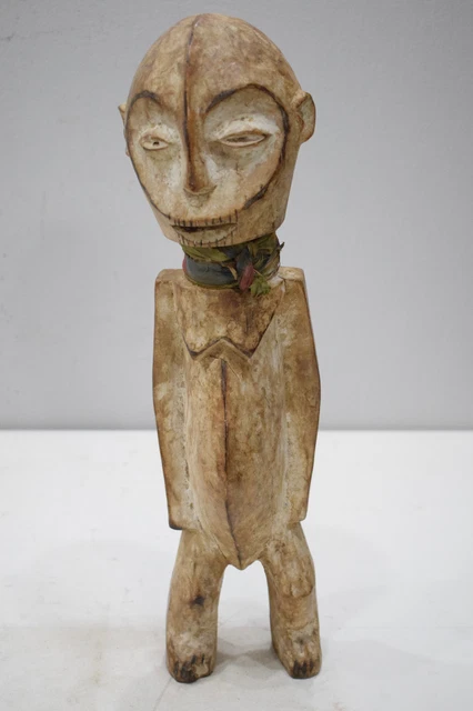 African Lega Figurative Wood Sculpture Lega DRC 18"