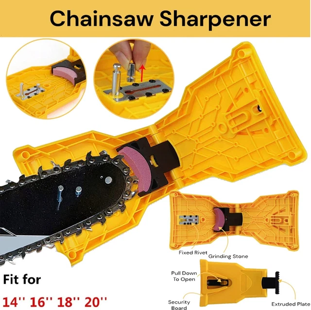 PORTABLE CHAINSAW SHARPENER Jigs Lightweight Chain Saws Blade ...