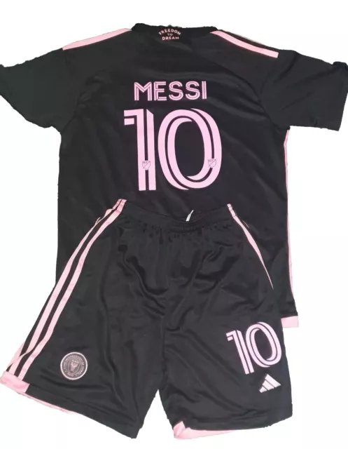 Inter Miami MESSI 10 Football Soccer Kids Jersey Shorts Brand New