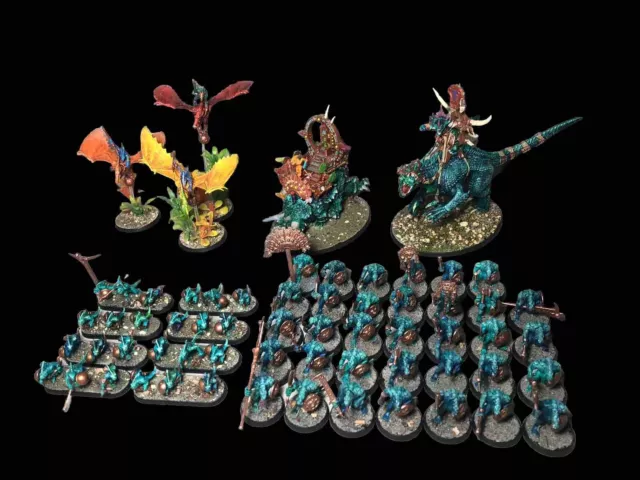 Seraphon Army Lizardmen Warhammer Old World/AoS Some OOP (some missing parts)