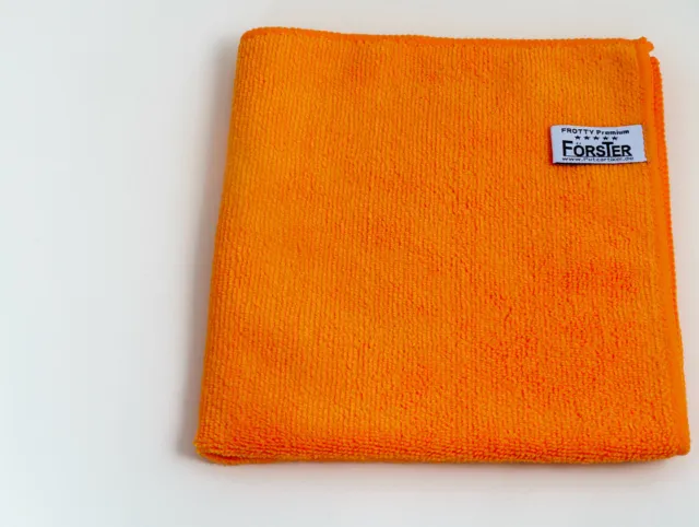 10 x Förster Premium Mikrofaser Tücher Tuch 40 x 40 cm 300 gsm extra dick orange