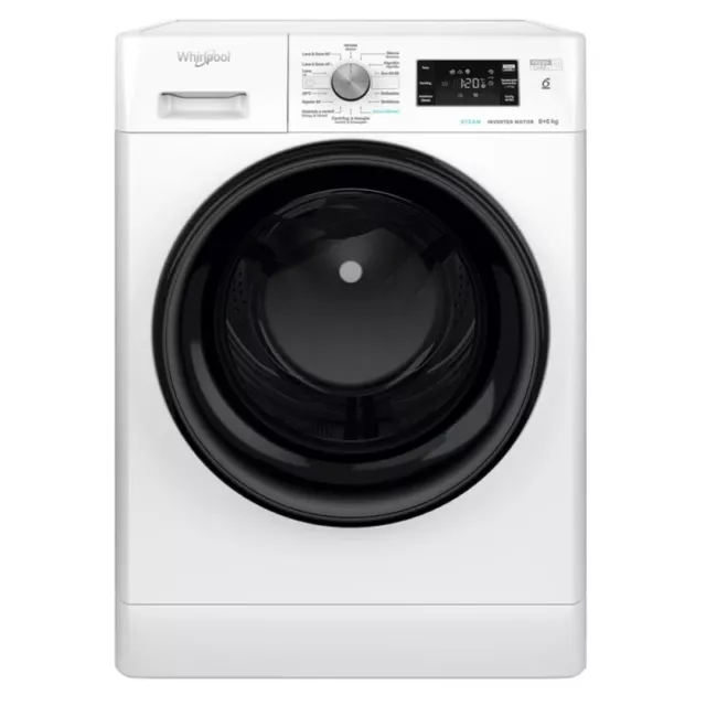 Lavasecadora WHIRLPOOL FFWDB 864369 BV SPT 8/6Kg