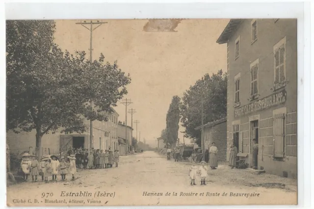 38 Estrablin , Hameau De La Rosiere Et Route De Beaurepaire
