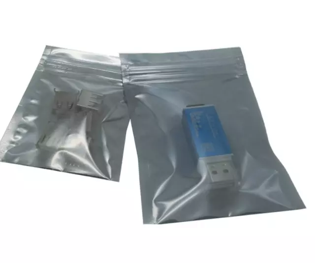   Anti Static Metallic Shielding ESD Bag, 20 Various Sizes, Self Sealing