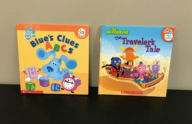 THE BACKYARDIGANS TRAVELER'S Tale & Blue's Clues ABCs Hardback Books ...