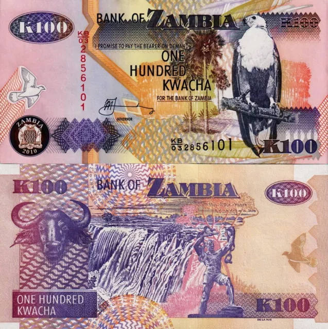 ZAMBIA - 100 kwacha 2010 FDS - UNC