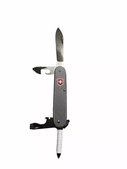 (NEW) Victorinox Swiss Army knife  Cadet Silver Alox